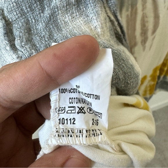 Italy Made Shyloh Tie Dye Midi Sun Dress crochet Bottom Ombre Yellow One Size - Picture 5 of 7